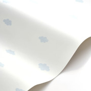 Papier peint intissé My little world nuage bleu doux - Once Upon A Time 3 - Casadeco - OUTT29756240