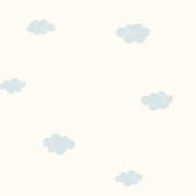 Papier peint intissé My little world nuage bleu doux - Once Upon A Time 3 - Casadeco - OUTT29756240