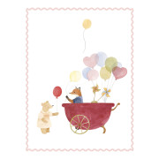 Affiche Balloon Stand multicolore - 30x40 cm - Once Upon A Time 3 - Casadeco - OUTT203032202