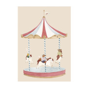 Affiche Carousel multicolore - 30x40 cm - Once Upon A Time 3 - Casadeco - OUTT203054402