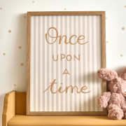 Affiche Once Upon A Time naturel - 30x40 cm - Once Upon A Time 3 - Casadeco - OUTT203081202
