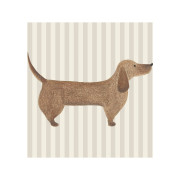 Affiche Cute Dachshund naturel - 30x40 cm - Once Upon A Time 3 - Casadeco - OUTT203091802