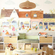 Panoramique intissé Market Day - 300x250 cm- Once Upon A Time 3 - Casadeco - OUTT203023707NW