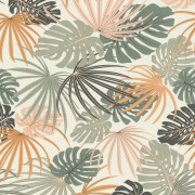 Papier peint vinyle sur intissé Jungle botanique - Salsa - Rasch - 461060