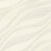 Papier peint vinyle sur intissé Waves blanc nacré - Sky Lounge - Rasch - 608014