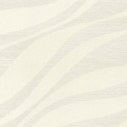 Papier peint vinyle sur intissé Waves blanc nacré - Sky Lounge - Rasch - 608014