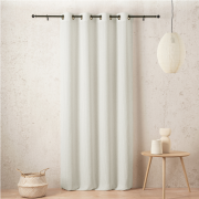Rideau voilage à œillets Brume beige -140x270cm - Linder -  0124-11-375
