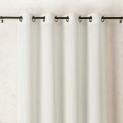 Rideau voilage à œillets Brume beige -140x270cm - Linder -  0124-11-375