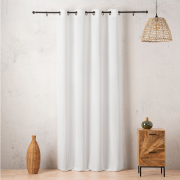 Rideau voilage à œillets Douceur blanc - 135x240cm - Linder - 0321-10-48016-375