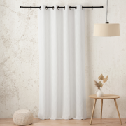 Rideau voilage à œillets Evasion blanc -140x280cm - Linder - 1151-10-375