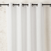 Rideau voilage à œillets Evasion blanc -140x280cm - Linder - 1151-10-375