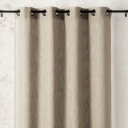 Rideau voilage à œillets Evasion taupe -140x280cm - Linder - 1151-28-375