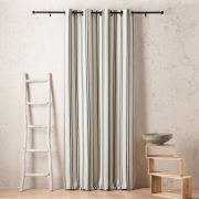 Rideau à œillets Daenerys bleu - 140x280cm - Linder -1505-45-375