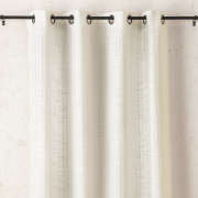 Rideau voilage à œillets Aura beige - 140x275cm - Linder - 1504-11-375