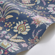 Papier peint intissé Hortense indigo - Maison de Famille - Casadeco - FAMI202685274
