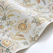 Papier peint intissé Hortense bleu anglais - Maison de Famille - Casadeco - FAMI202686414