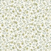 Papier peint intissé Victoire jaune soleil  - Maison de Famille - Casadeco - FAMI202692697