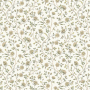 Papier peint intissé Victoire rose poudré  - Maison de Famille - Casadeco - FAMI202694724