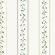 Papier peint intissé Apolline bleu céladon  - Maison de Famille - Casadeco - FAMI202706510