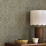 Papier peint intissé Boreal vert mousse - Maison de Famille - Casadeco - FAMI202717122