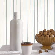 Papier peint intissé Aube bleu porcelaine - Maison de Famille - Casadeco - FAMI202726033