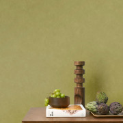 Papier peint intissé Brume vert tilleul - Maison de Famille - Casadeco - FAMI202737455