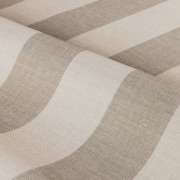 Papier peint vinyle sur intissé Beausoleil beige poudré - Rayures - Casamance - 78060202