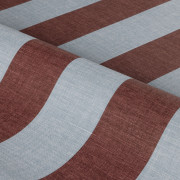 Papier peint vinyle sur intissé Beausoleil pourpre bleu ciel - Rayures - Casamance - 78060916