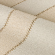 Papier peint vinyle sur intissé Azur ivoire craie - Rayures - Casamance - 78092446