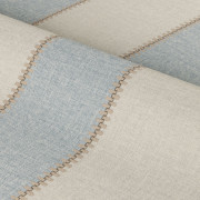 Papier peint vinyle sur intissé Azur givre greige - Rayures - Casamance - 78092548