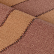 Papier peint vinyle sur intissé Azur bois de rose terre de sienne - Rayures - Casamance - 78093058
