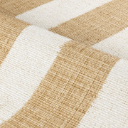 Papier peint vinyle sur intissé Opio paille - Rayures - Casamance -78124894