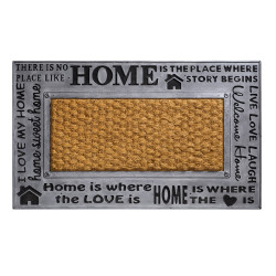 Tapis de propreté argent - intérieur ou extérieur - KERALA - Hamat 