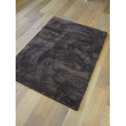 Tapis Shaggy Como - 115x160 cm - Marron