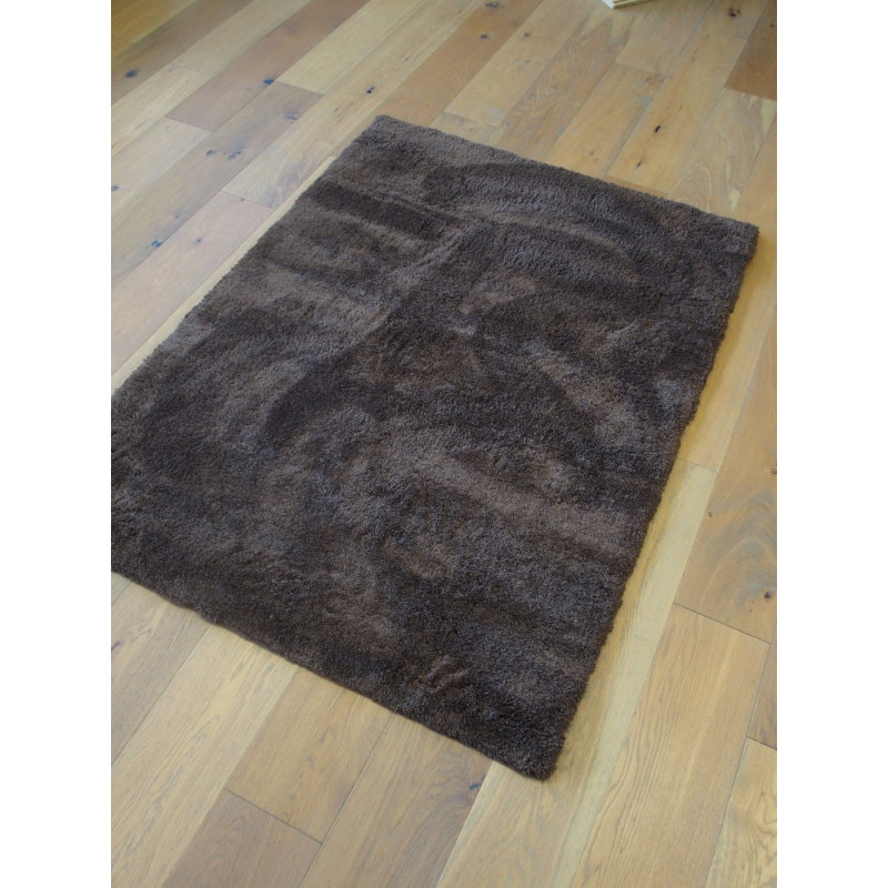 Tapis Shaggy Como - 115x160 cm - Marron