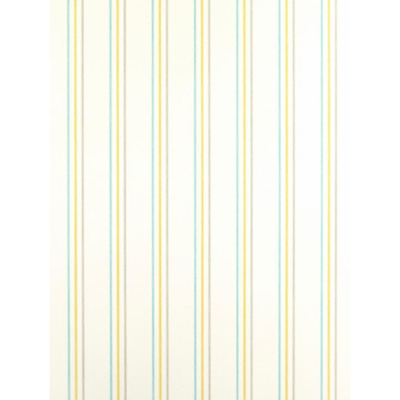 Papier peint Rayures vert et bleu - ALICE ET PAUL - Casadeco - AEP25567206