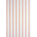 Papier peint ALICE et PAUL à rayures rouge/orange - Casadeco