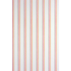 Papier peint Rayures rouge et orange - ALICE ET PAUL - Casadeco - AEP25568508