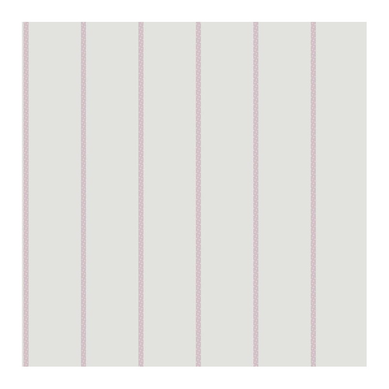 Papier peint Rayures pois violet - ALICE ET PAUL - Casadeco - AEP18905142