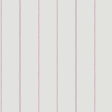 Papier peint Rayures pois violet - ALICE ET PAUL - Casadeco - AEP18905142
