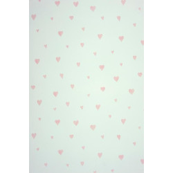 Papier peint Coeur rose irisé - ALICE ET PAUL - Casadeco - AEP28024421