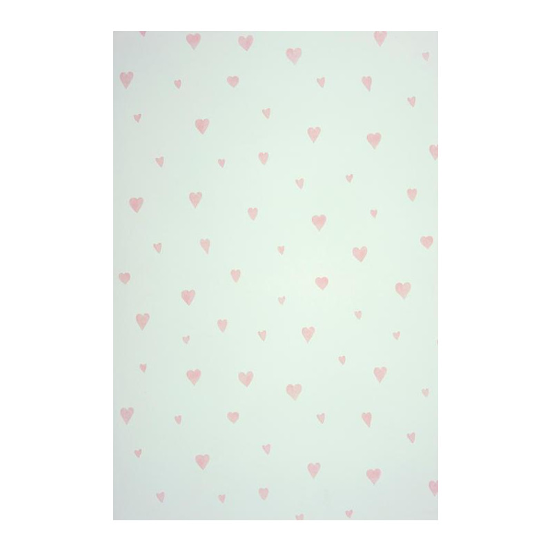 Papier peint Coeur rose irisé - ALICE ET PAUL - Casadeco - AEP28024421