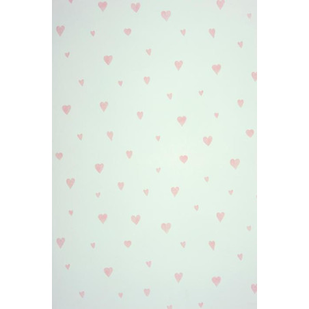Papier peint Coeur rose irisé - ALICE ET PAUL - Casadeco - AEP28024421