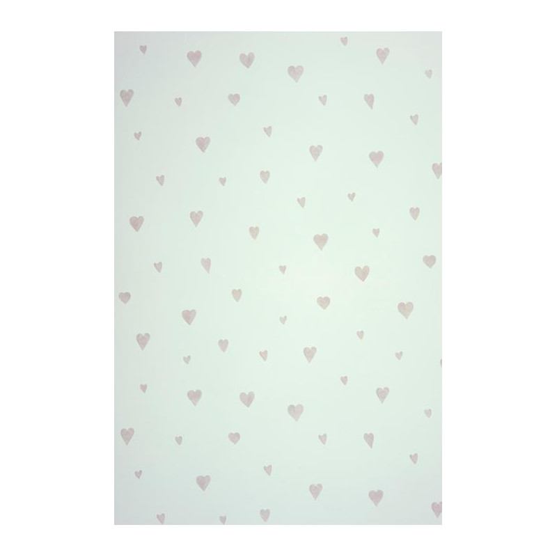 Papier peint Coeur gris mat - ALICE ET PAUL - Casadeco - AEP28029218