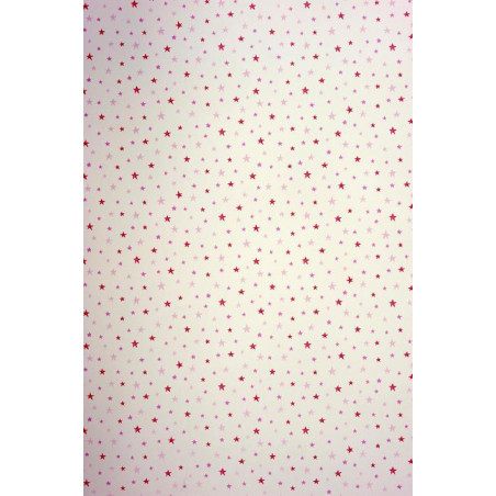 Papier peint Etoiles rose irisé - ALICE ET PAUL - Casadeco - AEP28054434