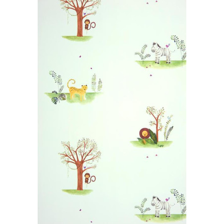 Papier peint Jungle vert - ALICE ET PAUL - Casadeco - AEP28087319