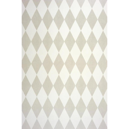 Papier peint Cirque Losange gris irisé - ALICE ET PAUL - Casadeco - AEP28104711