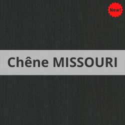 Couleur chêne Missouri pour des marches, contre-marches, bandes de chant et profilé pour escalier