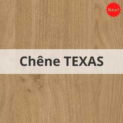 Couleur chêne Texas pour des marches, contre-marches, bandes de chant et profilé pour escalier