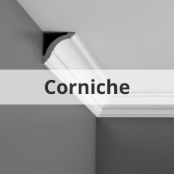 Corniche décoration intérieur pour la jonction entre le plafond et le mur